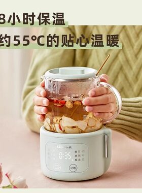 小熊全玻璃分体养生壶电炖杯
