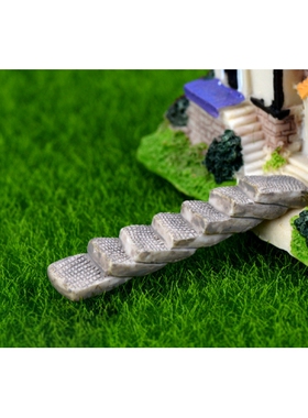 diy微景观仿真树脂阶梯摄影摆件