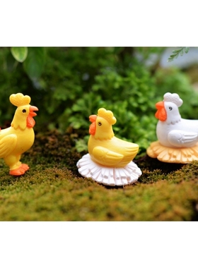 微景观手工可爱风pvc小公仔摆件