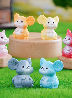 可爱小老鼠摆件桌面装饰