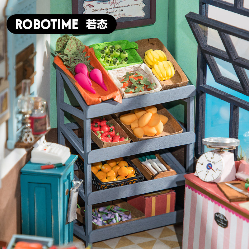 若态DIY小屋手工制作房子艺术屋建筑模型拼装玩具凯西花房礼物女,淘宝优惠券,粉丝福利购,淘宝优惠卷