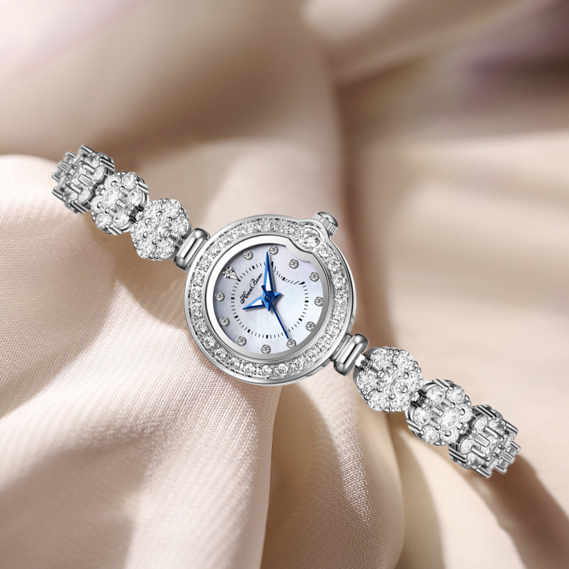 【明星同款】HANBORO衡宝罗美人鱼女士石英表轻奢小众双十一限定 - 图1