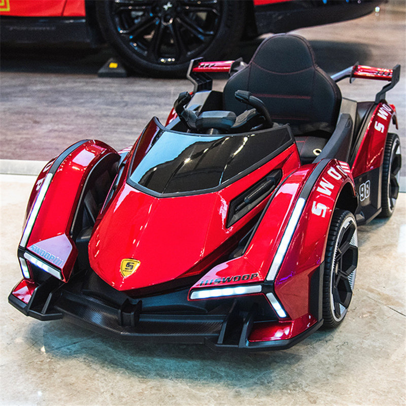 可坐人带遥控四轮宝宝礼物电动车 锐适儿童电动车