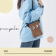 OCE mobile phone bag crossbody female mini cute cross-eye small bag new Korean version versatile student spring and summer shoulder bag