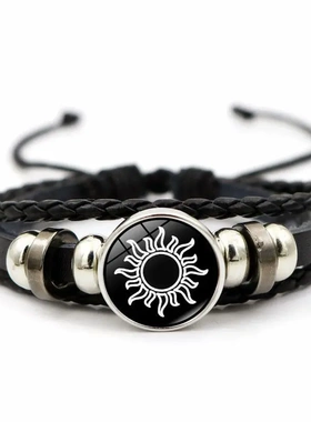 2024二人闺蜜兄弟手链可夜光创意时尚复古手环送男女情侣款礼物