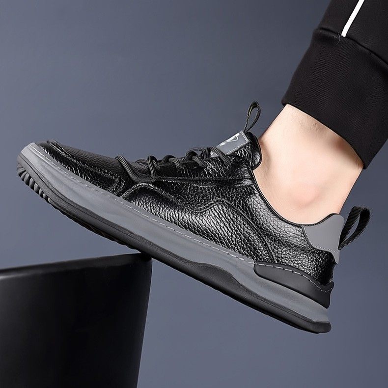 鞋子男2025夏季新款时尚休闲舒适透气单鞋学生街拍圆头软底运动鞋,淘宝优惠券,粉丝福利购,淘宝优惠卷