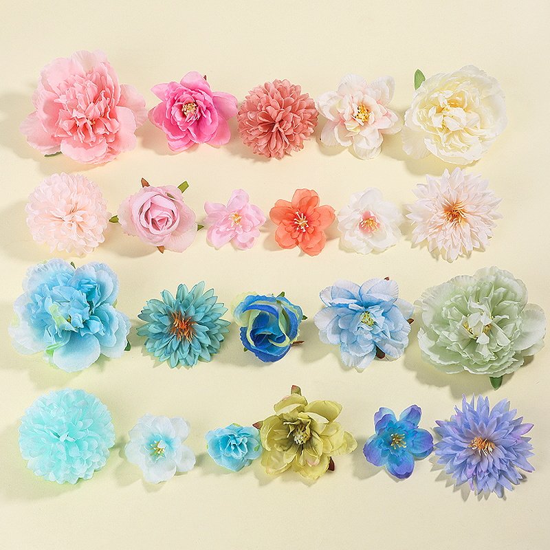 手作簪花头饰仿真小花朵混搭diy手工材料包花头花环发簪裙撑装饰,淘宝优惠券,粉丝福利购,淘宝优惠卷