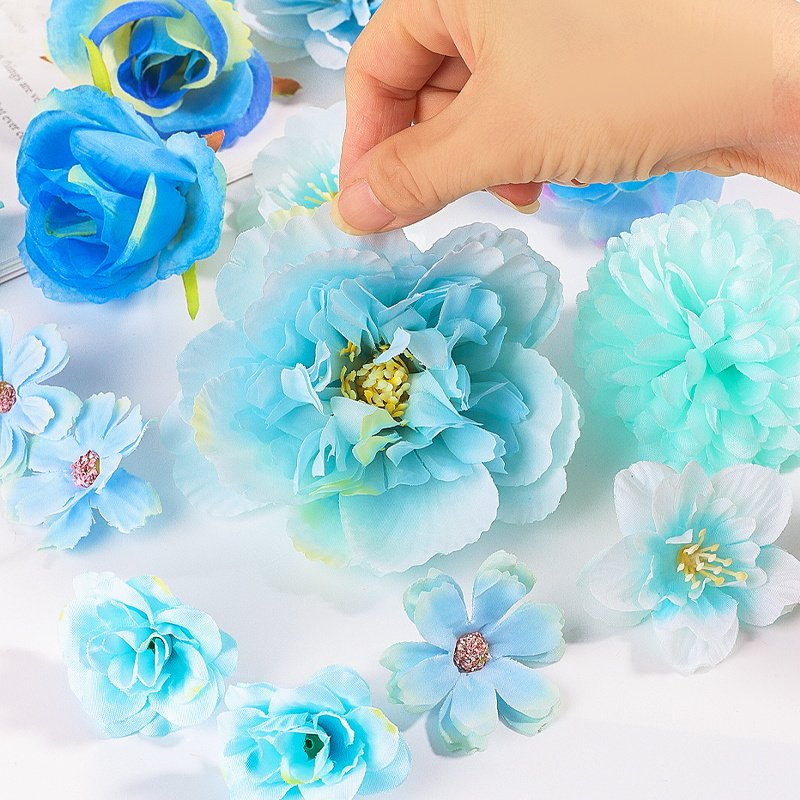 手作簪花头饰仿真小花朵混搭diy手工材料包花头花环发簪裙撑装饰,淘宝优惠券,粉丝福利购,淘宝优惠卷