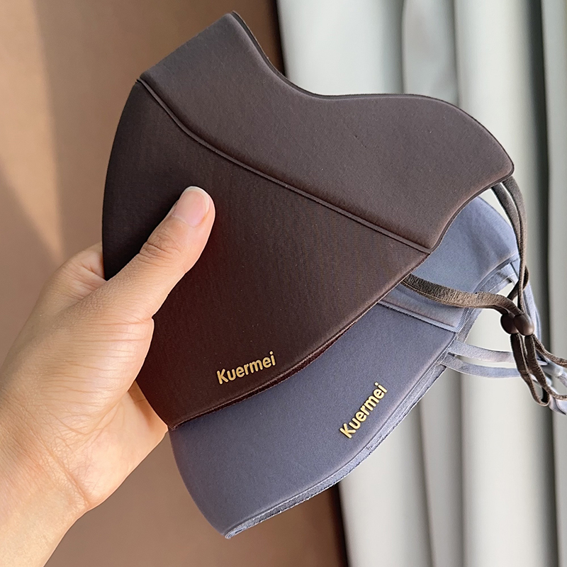 保暖口罩女高颜值2025秋冬防风防寒透气护眼角显脸防晒小黑色面罩 - 图3