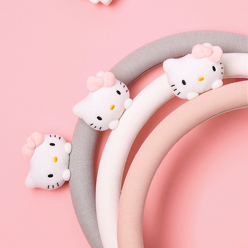 Hello Kitty, bmw, руль, универсальный нескользящий комплект на все сезоны, мультяшная милая рукоятка