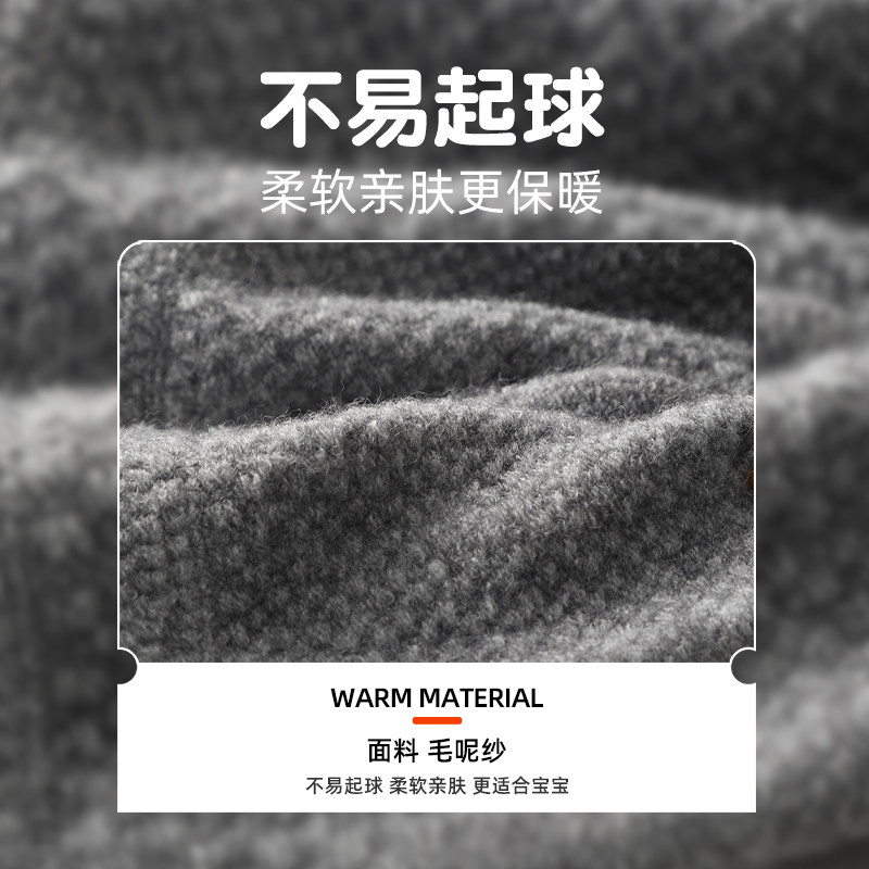 男款半指手套秋冬工作学习写字保暖毛线针织加绒加厚漏五指可触屏,淘宝优惠券,粉丝福利购,淘宝优惠卷