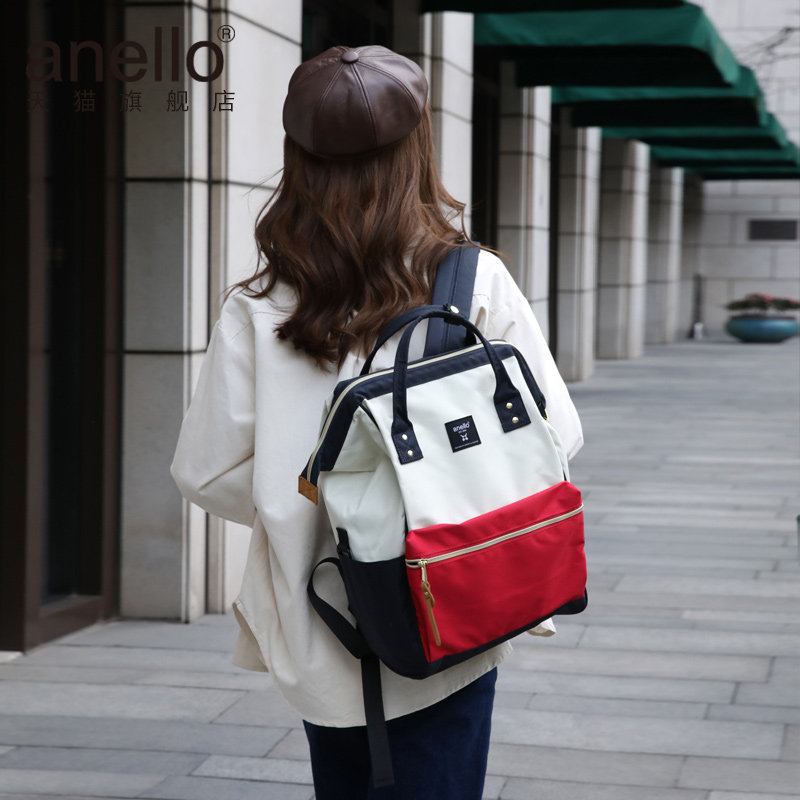 推荐爆款anello旗舰店时尚双肩背包 anello双肩背包