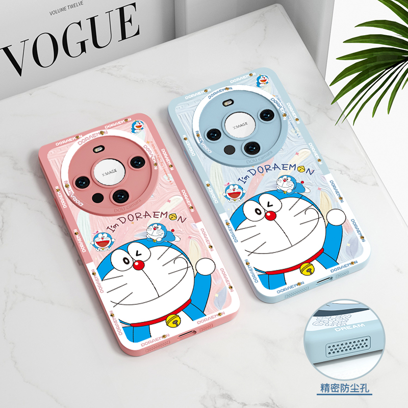 哆啦a梦适用华为mate60pro手机壳60可爱mat卡通m60液态硅胶por全包50防摔40高级感70新款软女保护套mt外壳+十 - 图3