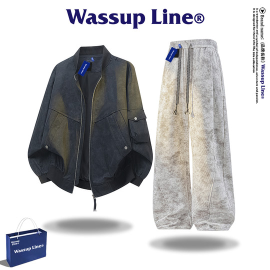 WASSUPLINE American work jacket men's suit