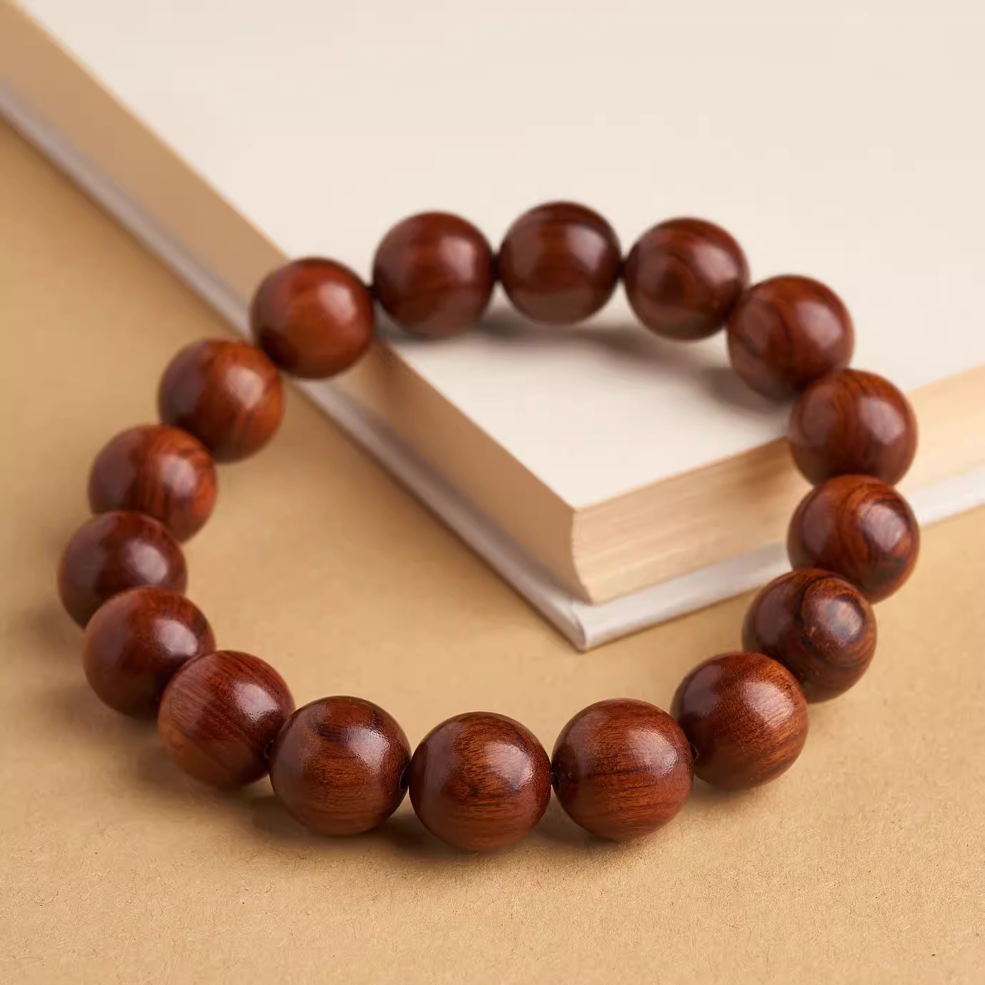油梨手串黄花梨海南手链正品男女天然圆珠佛珠正宗紫降香老料文玩 - 图2