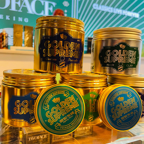 双面兄弟GS系列塑型发油发蜡TWOFACE BROTHERS男士发油发蜡发泥 - 图1