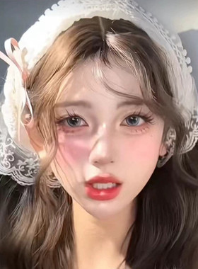 白色蕾丝发箍款头巾女2024新款法式一体秋冬三角巾田园风发巾头饰