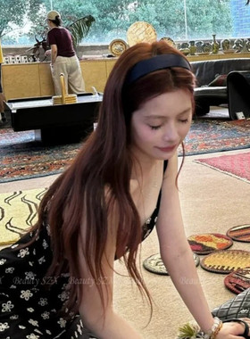 细闪闪~复古缎面发箍女款2026新款高级感夏天高颅顶宽边头箍发饰