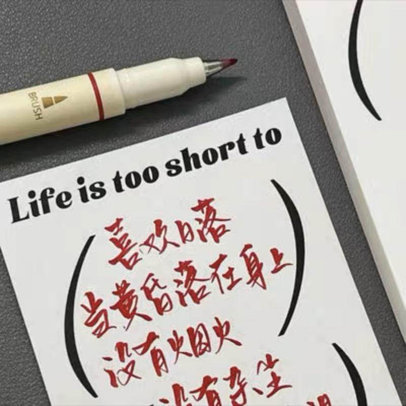 点石DS827新国色四季柔绘笔复古红笔学生用手账笔bursh彩色秀丽笔,淘宝优惠券,粉丝福利购,淘宝优惠卷