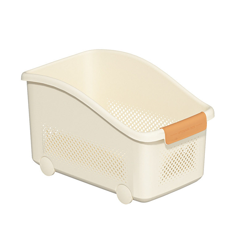 塑料收纳盒多功能浴室厨房置物架居家日用镂空收纳柜带滑轮储物柜,淘宝优惠券,粉丝福利购,淘宝优惠卷