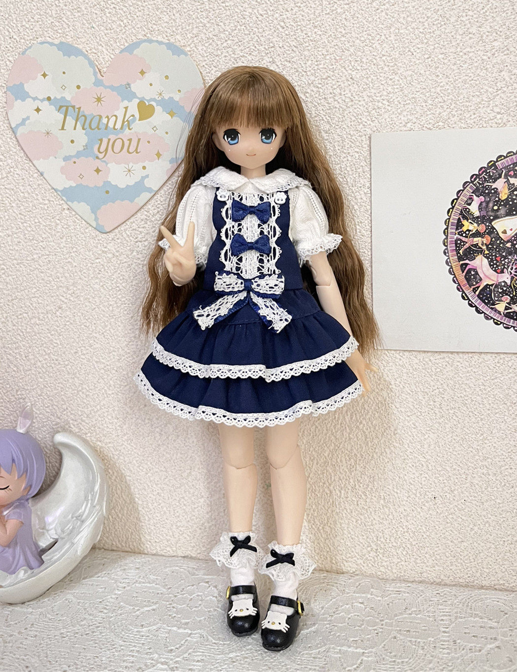 Azone blythe 6分特体古早风娃衣 蕾丝吊带裙,淘宝优惠券,粉丝福利购,淘宝优惠卷