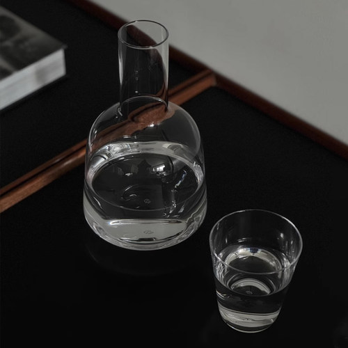 YYUN/昀 复古玻璃水壶水杯套装家用杯子冷水壶耐高温大容量果汁壶 - 图2