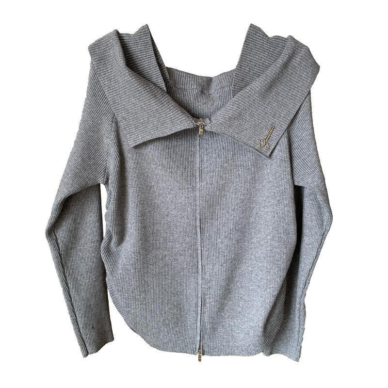 微胖的喵喵 大码女装胖mm初秋显瘦气质一字肩长袖针织衫上衣 3112,淘宝优惠券,粉丝福利购,淘宝优惠卷