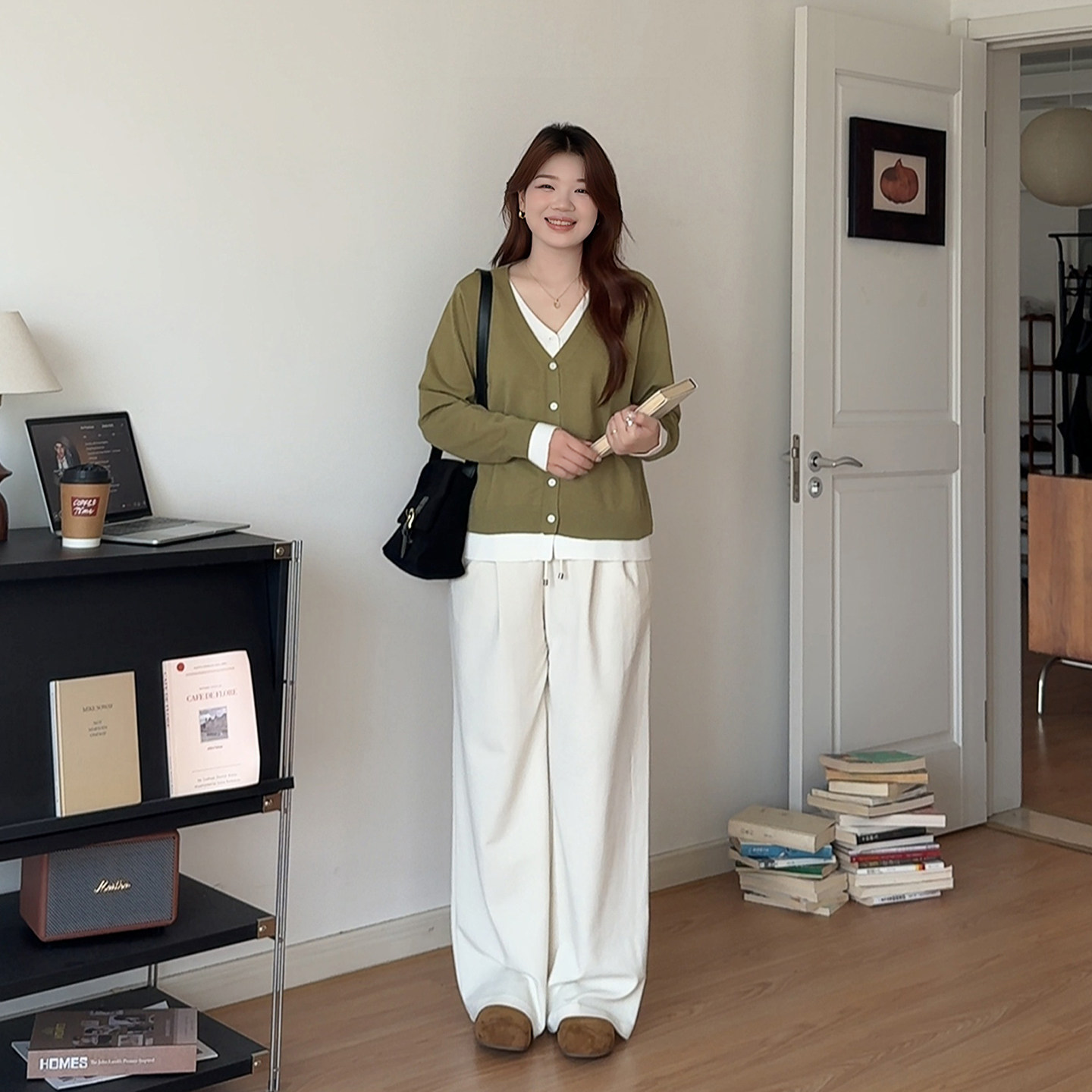 微胖的喵喵大码女装胖mm秋季2025韩系百搭假两件宽松针织上衣2057,淘宝优惠券,粉丝福利购,淘宝优惠卷