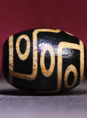 梵间星辰 西藏天然玛瑙 古格至纯九眼达洛天珠 超顶锁骨链 手串