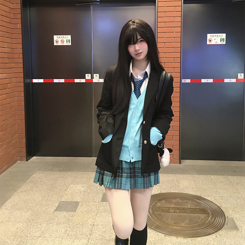 轻音柠檬原创jk西装女学生秋冬制服校供收腰外套学院风百褶裙套装,淘宝优惠券,粉丝福利购,淘宝优惠卷