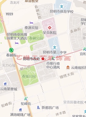 城区街道新版卫星电子地图定制
