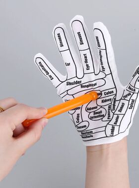 Gloves Hand Reflexology Acupoint Acupressure Tools Massage S