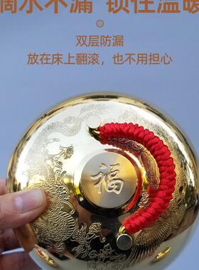 铜壶烫背缓解压力腹部按摩肚子暖手宝按摩烫捂子暖手壶暖被窝暖