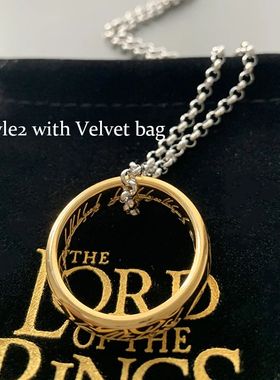 Lord of The Finger Rings Magic Ring High-end Titanium Steel