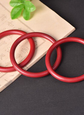 高纯度朱砂原矿石天然真粉高含量幸福圆满手镯手环手链手串配证书