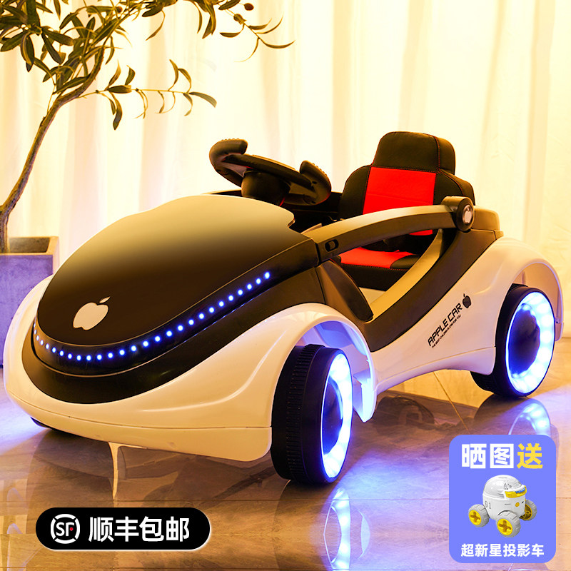 四轮遥控可坐男女小孩1-3岁电动车 可优萌儿童电动车