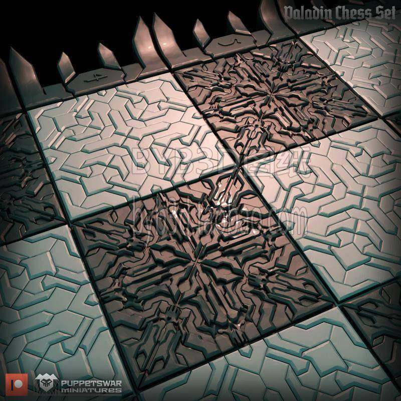 圣骑士Paladin国际象棋Chess全套棋子棋盘STL文件图纸3D打印模型,淘宝优惠券,粉丝福利购,淘宝优惠卷