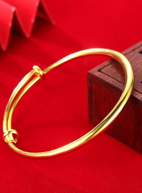 仿金婚嫁手镯仿古法传承手镯