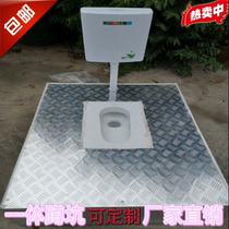 Convenient and integrated squatting toilet with water tank mobile toilet renovation deodorized household temporary toilet without need to dig the ground