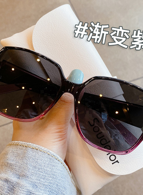 速发白色框近视套镜太镜款级感防防晒紫外线偏光墨220镜新款潮