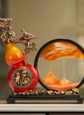 速发柿柿如意葫芦流礼画酒漏摆件客厅招财电视沙柜办公室装饰乔迁