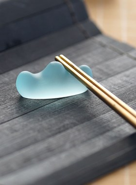 速发琉璃笔搁笔山学生练字文架四宝书房小摆笔放毛笔的件房筷子架