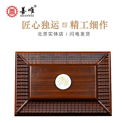 速发青山秀水檀木香盒葬盒棺材男通用陪寿安葬北京殡葬用品 - 图0