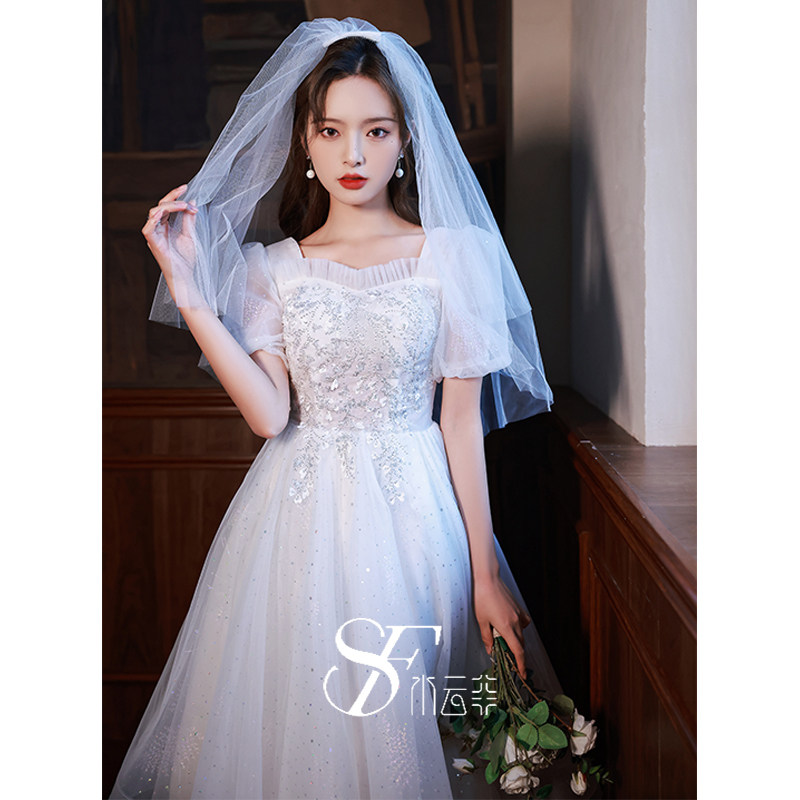 法式高级感女2023新款宴会轻公主裙 水云菲女装礼服/晚装