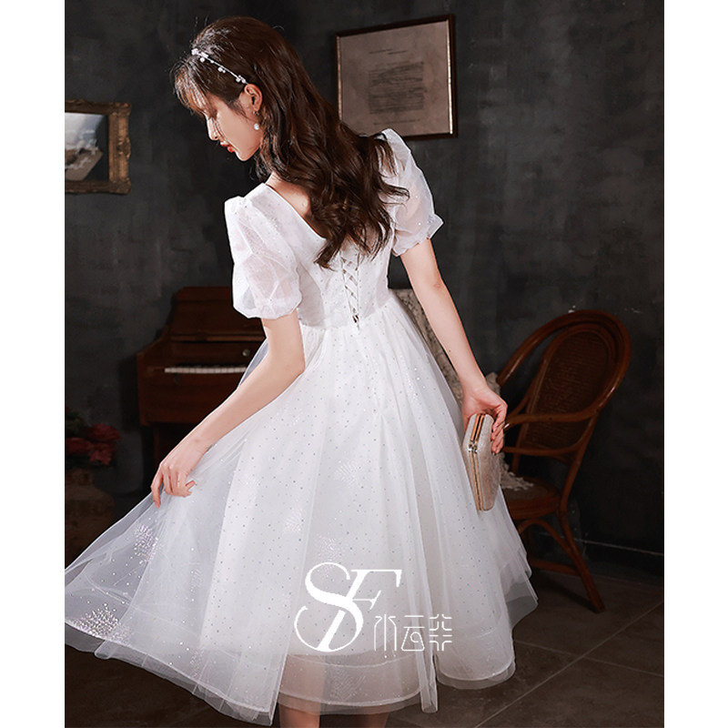 法式高级感女2023新款宴会轻公主裙 水云菲女装礼服/晚装