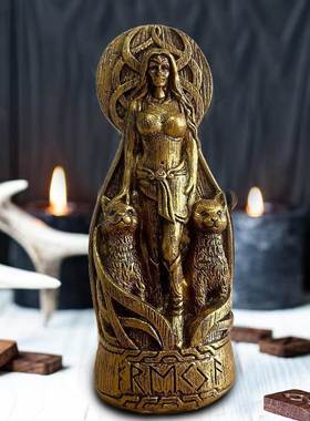 跨境新款维京人的神异教徒的异教神坛户外花园庭院摆件装饰雕塑