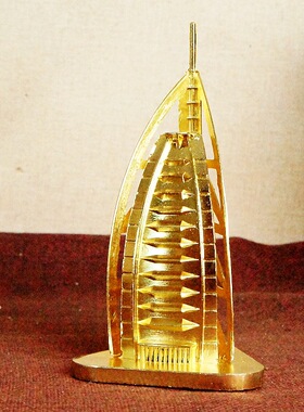 厂家新款迪拜旅游纪念品  帆船酒店奇迹 电镀做工精细 帆船酒店