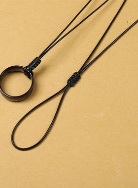 吊坠挂绳翡翠玉佩绳挂件替换红绳男女手工编织项链绳子和田玉顶珠