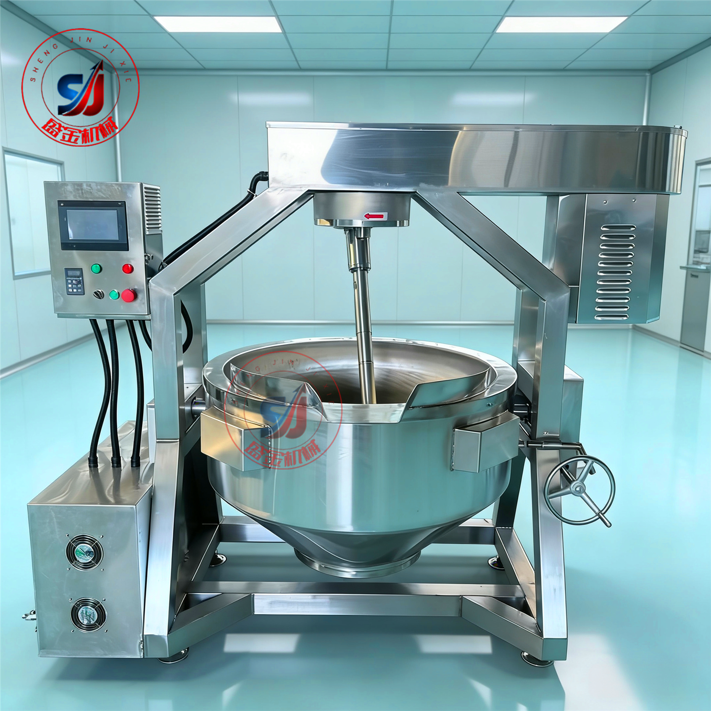 全自动行星搅拌炒锅火锅底料炒料机电动炒菜熬酱锅肉馅臊子电炒锅,淘宝优惠券,粉丝福利购,淘宝优惠卷