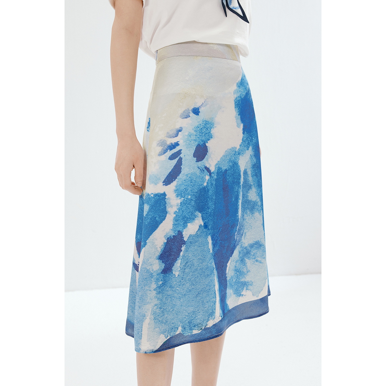 【0元入会1件9折】诗凡黎梭织半裙女3E4240821M伊芙丽outlets店 - 图2